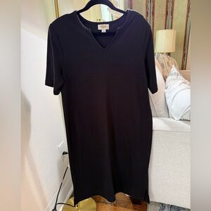 NWOT Talbots Black Midi Dress T-Shirt‎ Style